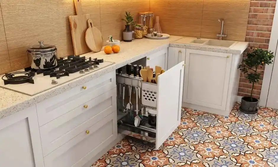 JMS Silver Living Modern Kitchen