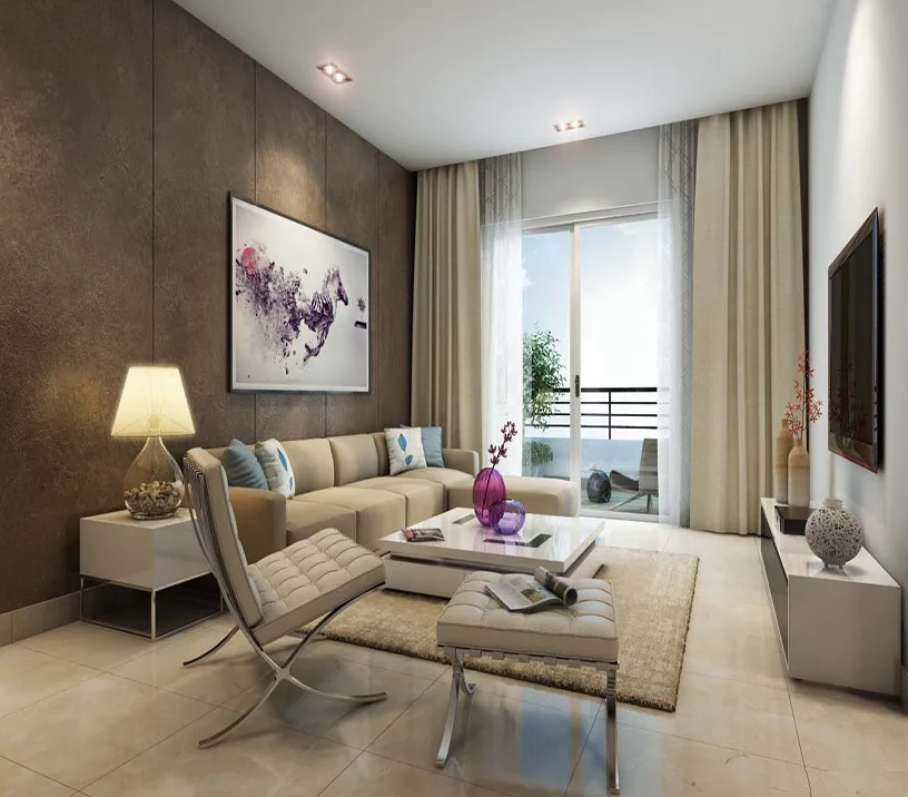 Silverglades The Melia Luxury Apartment Living Room